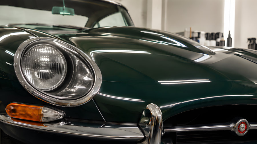Car headlight restoration in Dorset