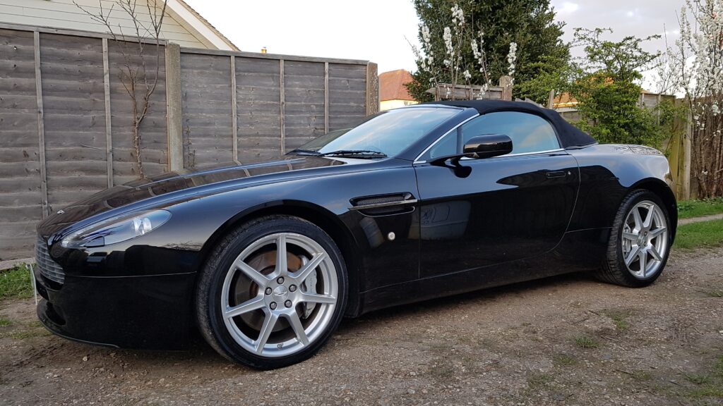 Aston Martin V8 Vantage fully corrected then ceramic coated